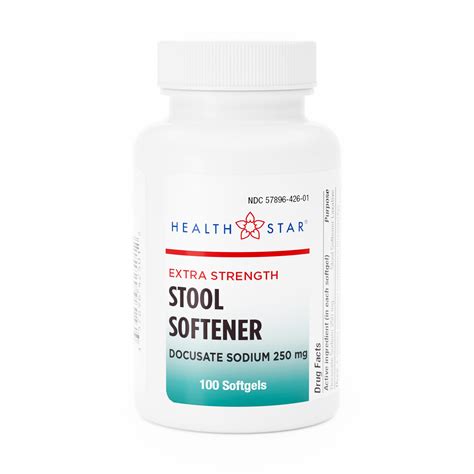 Geri Care Health Star Extra Strength Stool Softener Docusate Sodium