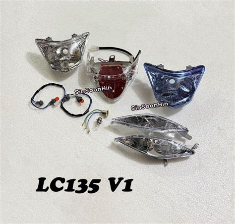 Yamaha LC135 V1 Head Lamp Front Signal Lamp Tail Lamp Set Smoke