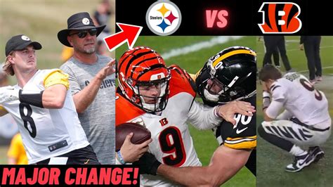 Pittsburgh Steelers Vs Cincinnati Bengals Everything You Need To Know Whos In Whos Out