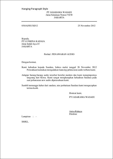 Contoh Surat Dinas Bentuk Resmi Surat Dinas Desain Contoh Surat