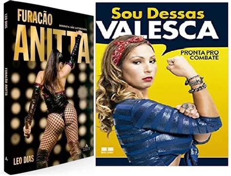 Kit 2 Livros Furacão Anitta Sou Dessas Valesca Lacrados