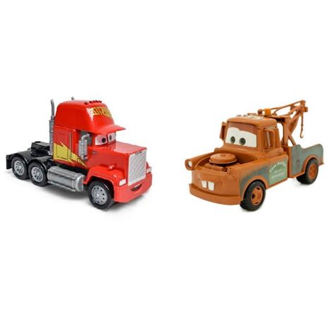 Kit Mate E Caminh O Mack Disney Carros Roda Livre Cm Shopee Brasil