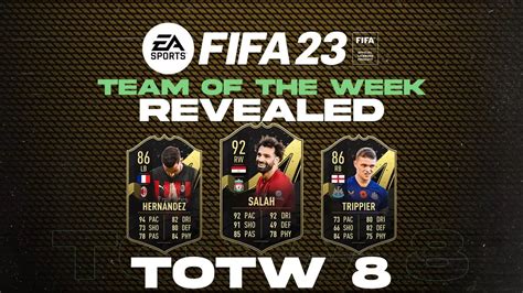 Fifa 23 Totw 8 Squad Confirmed Featuring Liverpool And Arsenal Stars