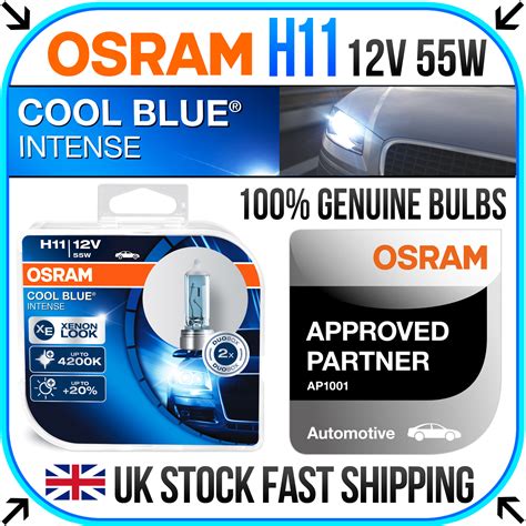 OSRAM COOL BLUE INTENSE BOOST ALL BULBS HERE H1 H3 H4 H7 H11 HB3 HB4