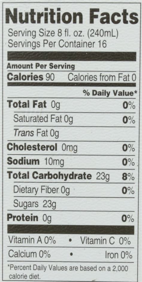 Arizona Sweet Tea Nutrition Facts Blog Dandk