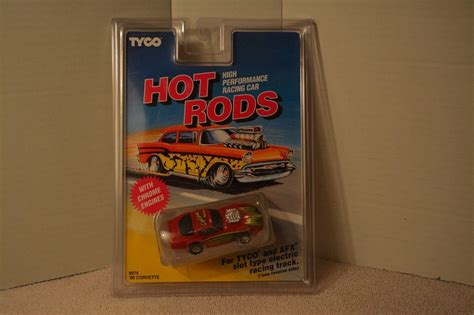 Tyco Hp Mint On Card Moc Ho Slot Car Hot Rods Corvette