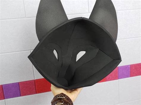 Kitsune Fox Mask Digital Pattern For Eva Foam With Video Tutorial