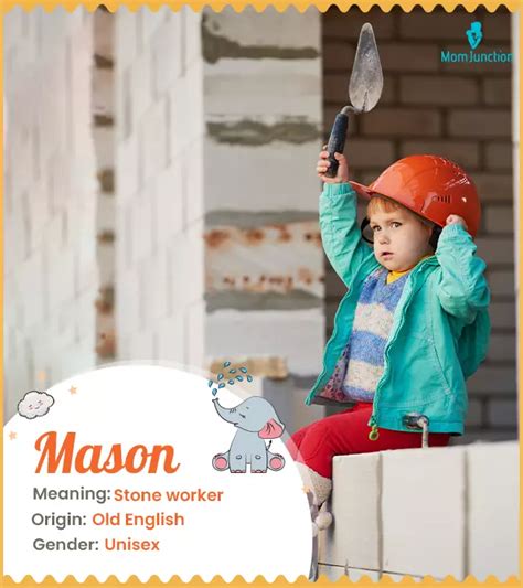 Mason Name Meaning, Origin, History, And Popularity