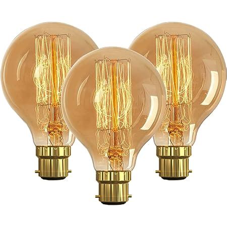 Bayonet B Dimmable Filament Vintage Light Bulb W G Retro Light