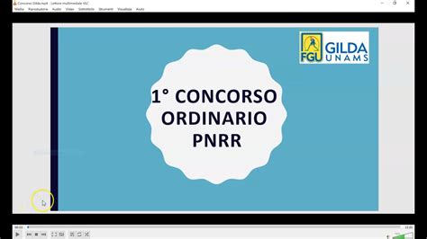 Tutorial Primo Concorso Pnrr Youtube