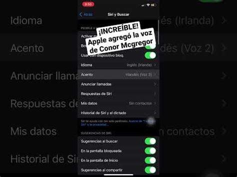 Nueva Actualizaci N De Ios Agrega La Voz De Conor Mcgregor Youtube