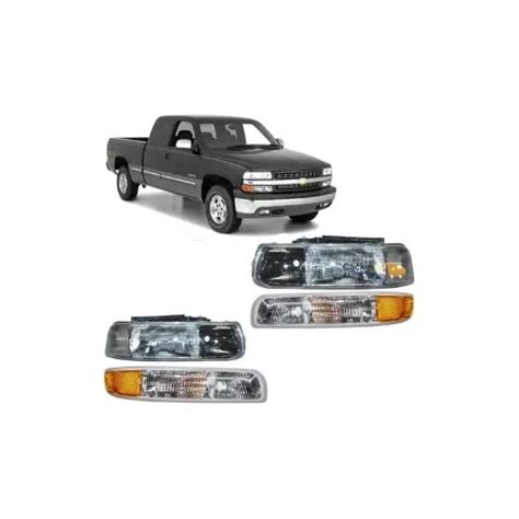 Faros Cuartos Silverado 1999 2000 2001 2002 Jgo Envío gratis