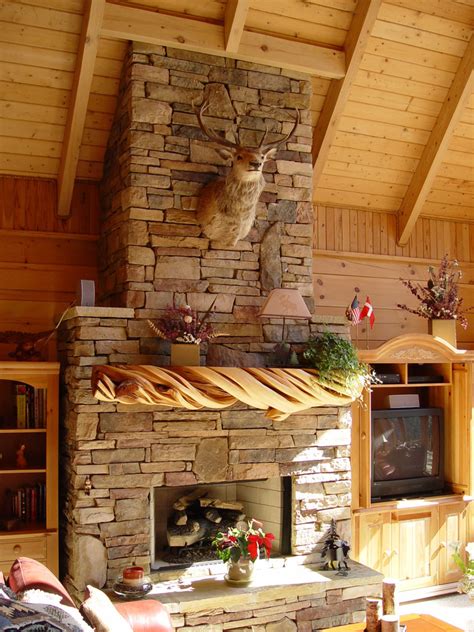 Rustic Stone Fireplace Mantels – I Am Chris