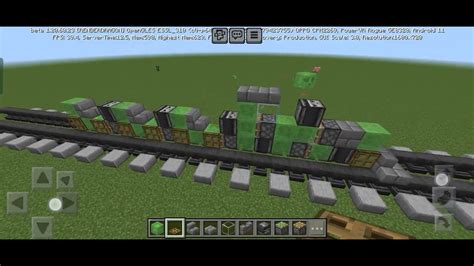 Cara Membuat Kereta Api Di Minecraft Youtube