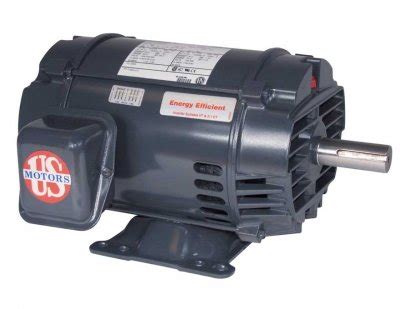 US Electric Motors Nidec D5P2D 5HP 1765RPM 3PH 230V 460V 190V 380V