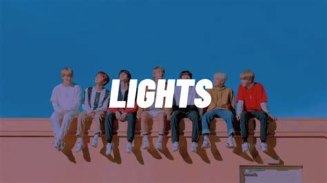 Bts 방탄 소년단 Lights Easy Lyrics Youtube