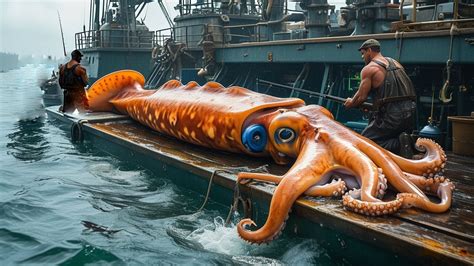 How American Fishermen Catch Millions Of Giant Squid Every Day