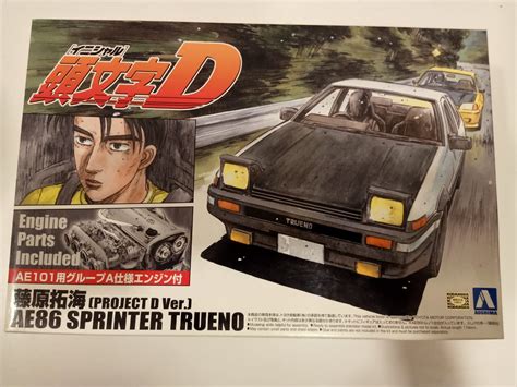 Initial D Ae86 Sprinter Trueno Takumi Fujiwara Project D Ver Aoshima