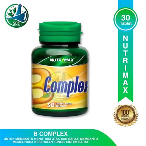 Jual Nutrimax B Complex Tablet Suplemen Otak Saraf Imunitas Dan