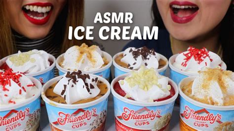 ASMR ICE CREAM DESSERT CUPS 아이스크림 리얼사운드 먹방 アイスクリーム 冰淇淋 Kem cây Kim