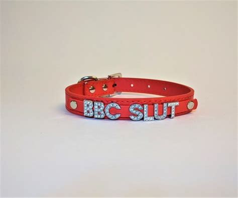 BBC Slut CollarHotwife Kink ChokerCuck BDSM Jewel Sex Collar Vegan Leather EBay