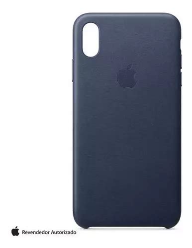 Capa Protetora IPhone XS Couro Azul Meia Noite Apple Mrwu2zm MercadoLivre