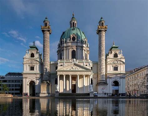 Karlskirche Iglesia De San Carlos Borromeo Viena Architecture