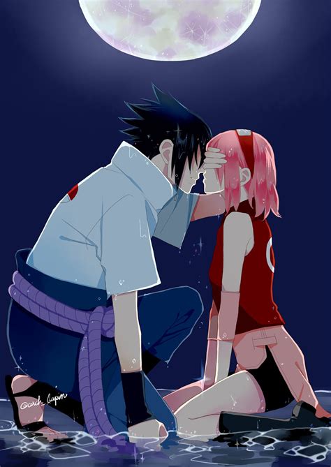 Sasuke And Sakura Kiss Wallpaper