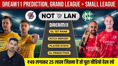 NOT Vs LAN Dream11 Prediction NOT Vs LAN Dream11 Team Dream11 NOT