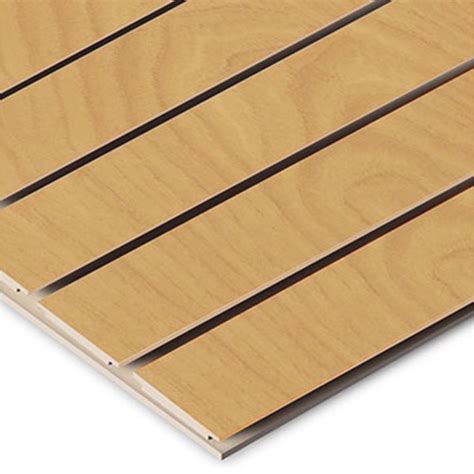 Horizontal Slatwall Panels Maple