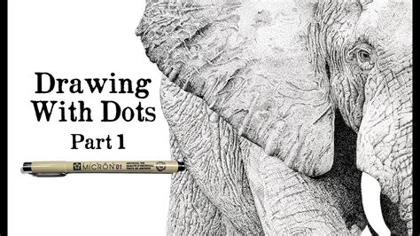 Introduction To Stippling Tutorial Drawing With Dots Part 1 Youtube