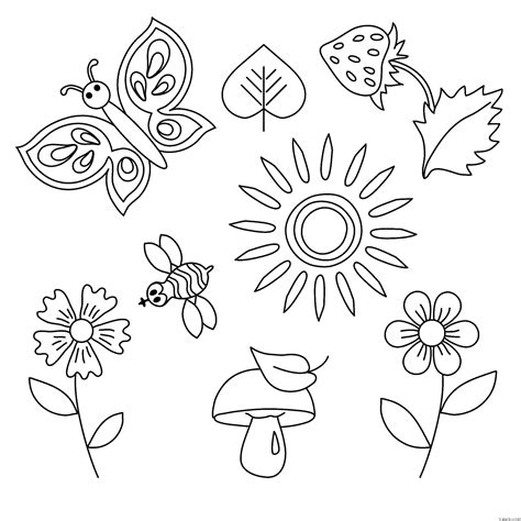 Strawberry Coloring Pages Turkau