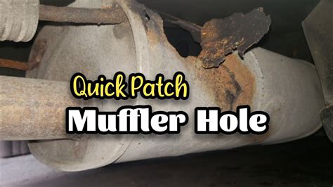 Patching A Muffler Hole • Exhaust Muffler Repair Kit On 08 Chevy Impala Ss 53l • Tough Duck