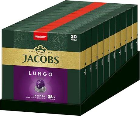 Jacobs Lungo Intenso Coffee Capsules Pack X Pieces