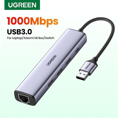 UGREEN USB Ethernet Adapter 1000Mbps USB3.0 Ethernet HUB USB HUB for ...