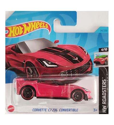 Hot Wheels Corvette C7 Z06 Convertible Kırmızı 1 64