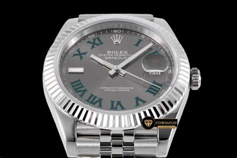 Rolex Datejust 3235 Wimbledon Kadran Clean Factory 41mm Jubile 3235