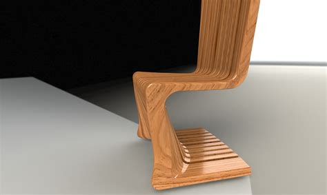 Кресло в параметрическом стиле. on Behance