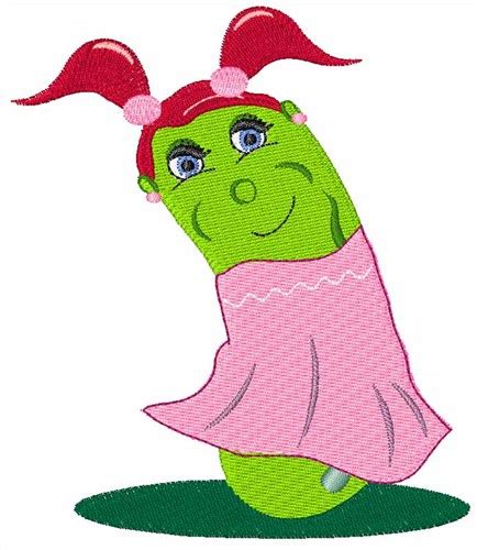 Girl Cucumber Machine Embroidery Design Embroidery Library At