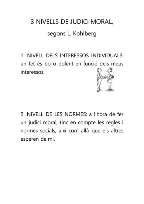 3 Nivells De Judici Moral PDF