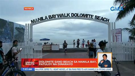 Dolomite Sand Beach Sa Manila Bay Patuloy Na Dinarayo UB Video