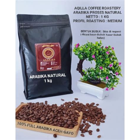 Jual KOPI ARABIKA PROSES NATURAL 1 KG Shopee Indonesia