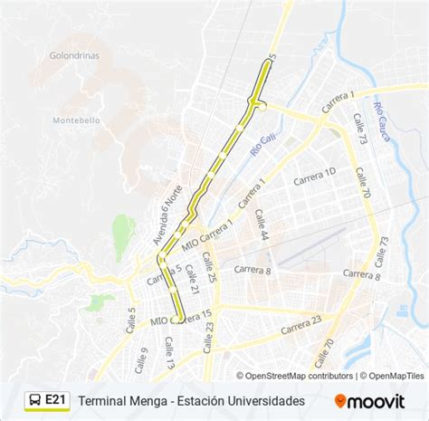 Ruta E21 Horarios Paradas Y Mapas San Pascual B3Terminal Menga B1