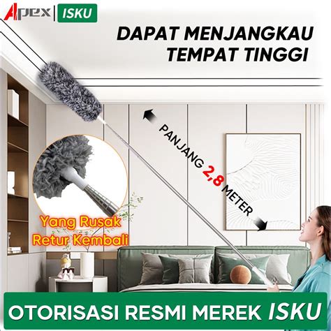 Jual LZY ISKU Sapu Sawang Plafon Panjang Kemoceng Panjang