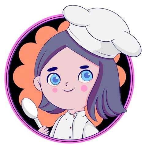 Premium Vector Chef Food Mascot Logo Illustration