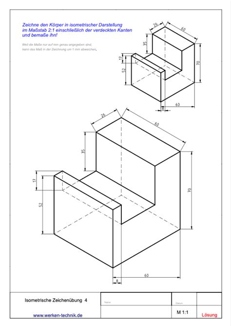 Isometrische Darstellung Von K Rpern