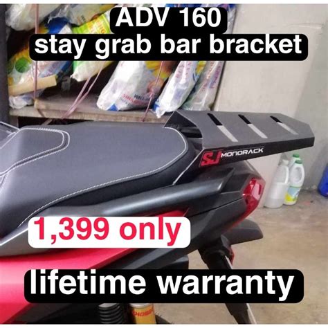 STAY GRAB BAR MONORACK BRACKET For Adv 160 Shopee Philippines