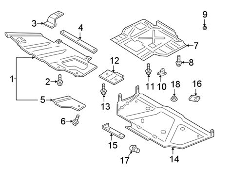 2021 Ford F 150 Shield Cover Splash Under Front ML3Z7222D