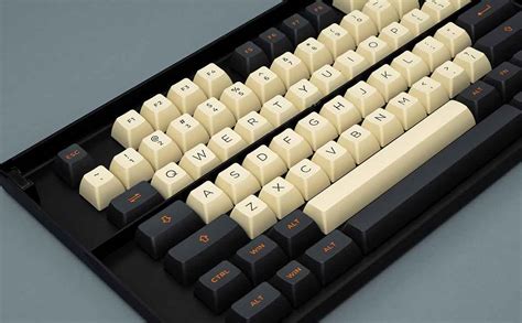 Akko Keycap Set Carbon Retro Pbt Double Shot Asa Profile N T