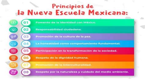 Principios De La Nueva Escuela Mexicana 2023 2024 Escuela Nueva